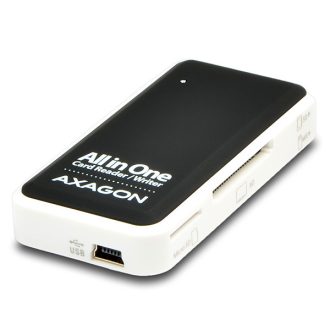 Axagon CRE-X1 kártyaolvasó USB 2.0 Fekete, Fehér