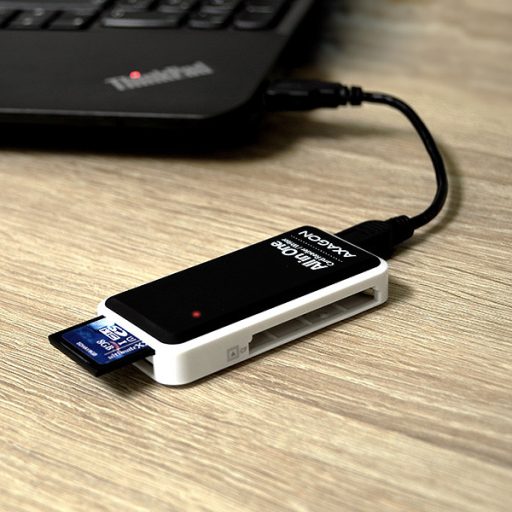 Axagon CRE-X1 kártyaolvasó USB 2.0 Fekete, Fehér
