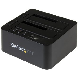   StarTech.com SDOCK2U313R duplikátor HDD másoló Fekete 2 másolatok