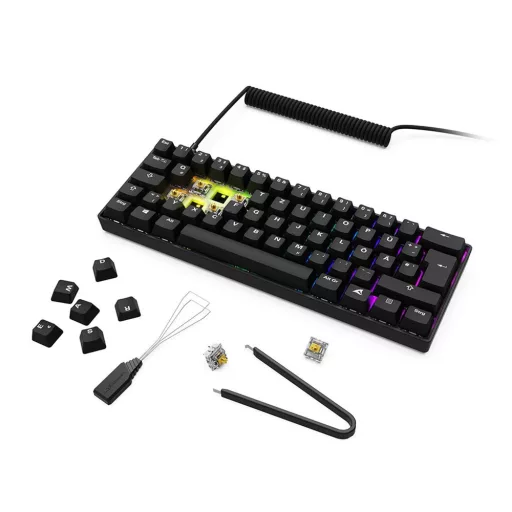 Sharkoon 100065630 billentyűzet Otthoni USB QWERTZ Német Fekete