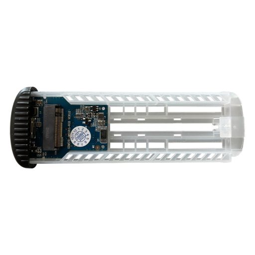 LC-Power LC-M2-C-NVME-2 tárolóegység burkolat Külső SSD ház Fekete M.2