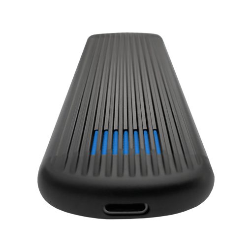 LC-Power LC-M2-C-NVME-2 tárolóegység burkolat Külső SSD ház Fekete M.2