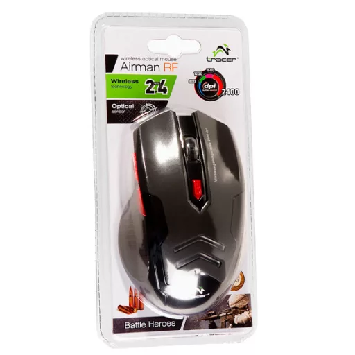 Tracer Airman egér Vezeték nélküli RF Optikai 2400 DPI
