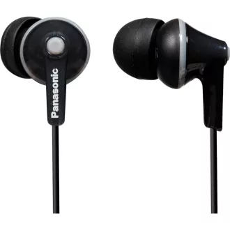   Panasonic RP-HJE125E-K fejhallgató és headset Vezetékes Hallójárati Zene Fekete