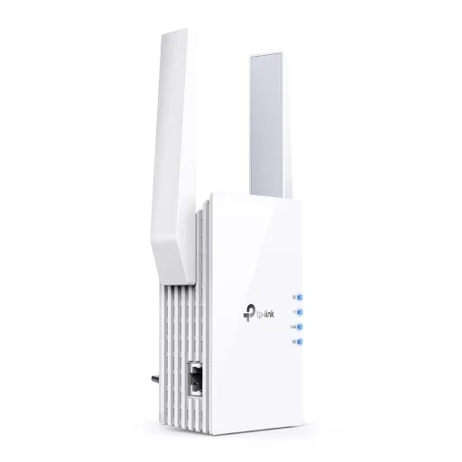 TP-Link RE505X hálózati bővítő Hálózati adó- és vevőegység Fehér 10, 100, 1000 Mbit/s