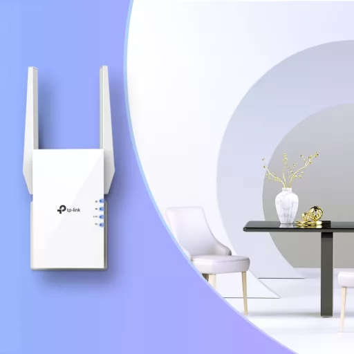 TP-Link RE505X hálózati bővítő Hálózati adó- és vevőegység Fehér 10, 100, 1000 Mbit/s