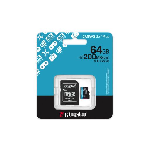 Kingston Technology Canvas Go! Plus 64 GB MicroSD UHS-I Class 10