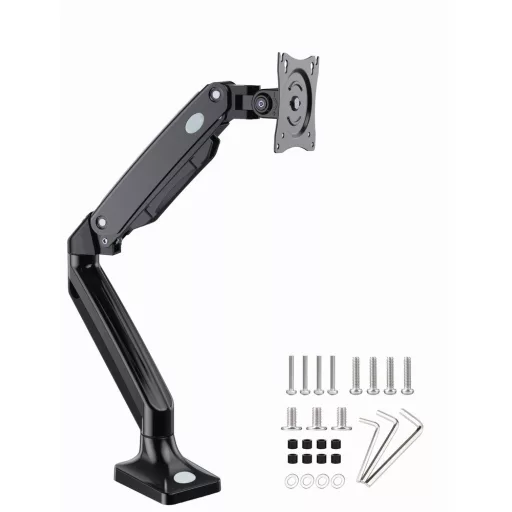 Gembird MA-DA1-03 asztali TV konzol 88,9 cm (35") Fekete