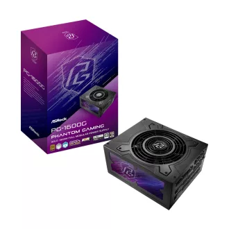   Asrock Phantom Gaming PG-1600G 1600 W 20+4 pin ATX ATX Fekete
