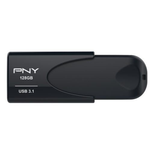 PNY Attache 4 USB flash meghajtó 128 GB USB A típus 3.2 Gen 1 (3.1 Gen 1) Fekete