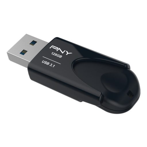 PNY Attache 4 USB flash meghajtó 128 GB USB A típus 3.2 Gen 1 (3.1 Gen 1) Fekete