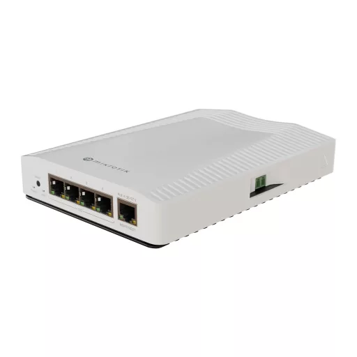 Mikrotik CRS304-4XG-IN hálózati kapcsoló 10G Ethernet (100/1000/10000) Ethernet-áramellátás (PoE) támogatása Fehér