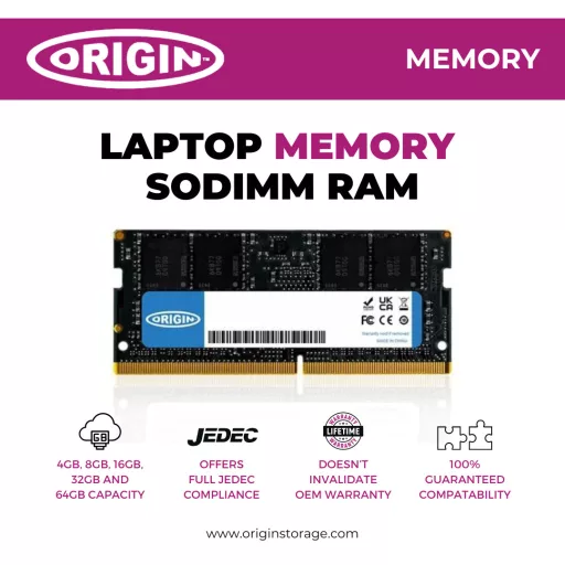 Origin Storage OM8G55600SO1RX16NE11 8 GB 1 x 8 GB DDR5 262-pin SO-DIMM