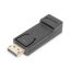 Digitus AK-340602-000-S csatlakozó átlakító DP HDMI Type A Fekete