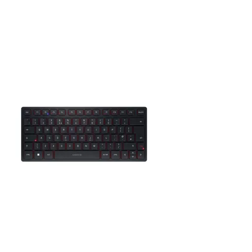 CHERRY KW 9200 MINI billentyűzet Univerzális USB + RF Wireless + Bluetooth QWERTY Brit angol Fekete