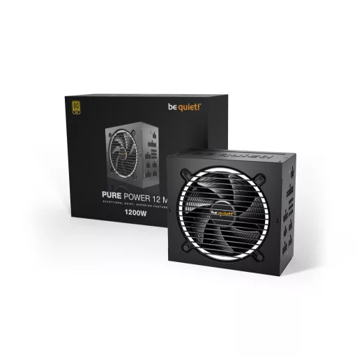 be quiet! PURE POWER 12 M | 1200W 20+4 pin ATX ATX Fekete