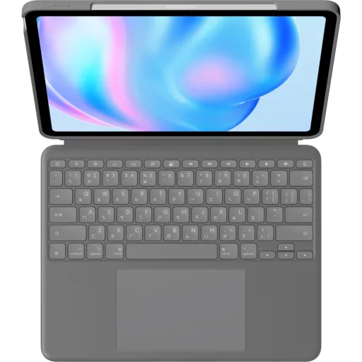 Logitech Combo Touch QWERTZ Svájc Smart Connector Szürke