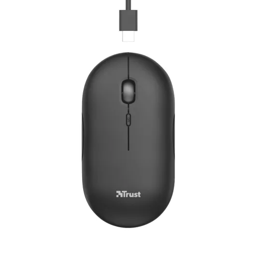 Trust Puck egér Irodai Kétkezes RF vezeték nélküli + Bluetooth Optikai 1600 DPI