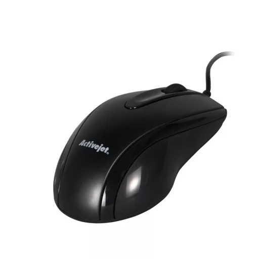 Activejet AMY-083 egér Irodai Kétkezes USB A típus Optikai 1000 DPI