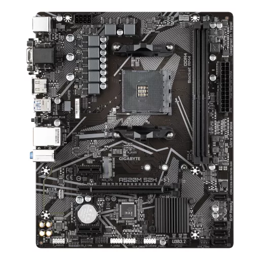 GIGABYTE A520M S2H AMD A520 AM4 foglalat Micro ATX