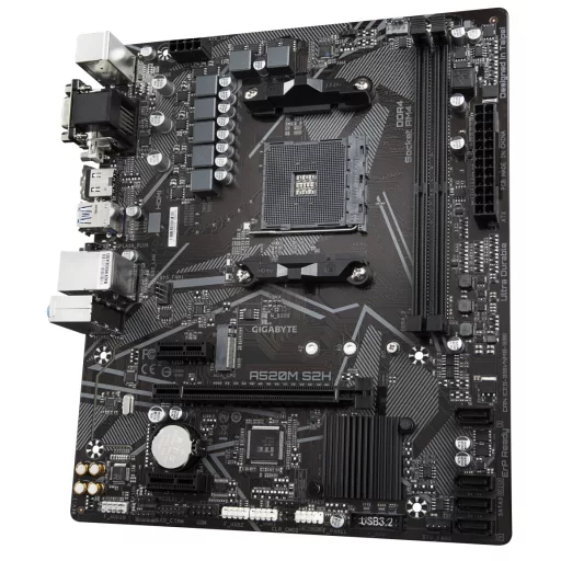 GIGABYTE A520M S2H AMD A520 AM4 foglalat Micro ATX
