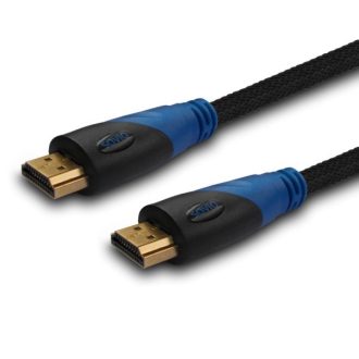   Savio CL-48 HDMI kábel 2 M HDMI A-típus (Standard) Fekete, Kék