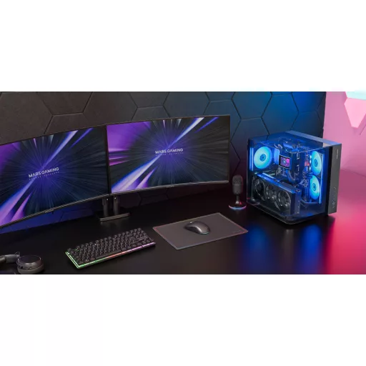 Mars Gaming MC-INFINIOLITE Midi Tower Fekete