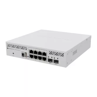   Mikrotik CRS310-8G+2S+IN: L3 Smart Switch Vezérelt 2.5G Ethernet (100/1000/2500) 1U Fehér