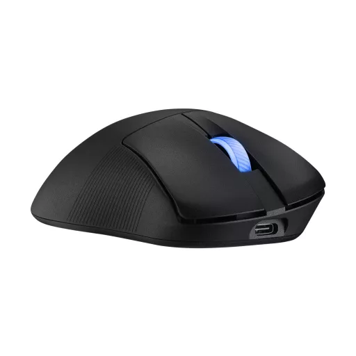 ASUS ROG Keris II Ace Wireless AimPoint Black egér Játék Jobbkezes RF Wireless + Bluetooth + USB Type-A Optikai 42000 DPI