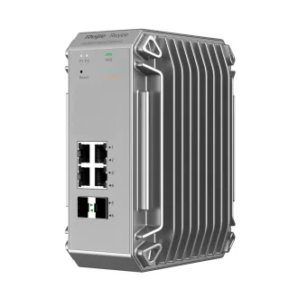   Ruijie Networks RG-NIS3100-8GT4SFP-HP hálózati kapcsoló Vezérelt L2 Gigabit Ethernet (10/100/1000) Ethernet-áramellátás (PoE) támogatása Szürke