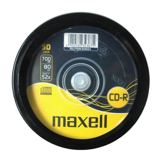 Maxell MAX27051 írható CD CD-R 700 MB 52x 50 db