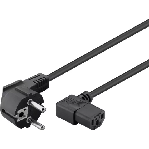 Goobay 93119 tápkábel Fekete 5 M F típusú hálózati csatlakozó IEC C13