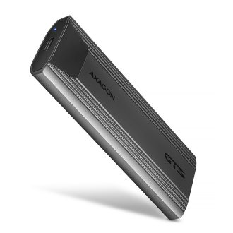   Axagon EEM2-GTS2 tárolóegység burkolat Külső SSD ház Fekete M.2