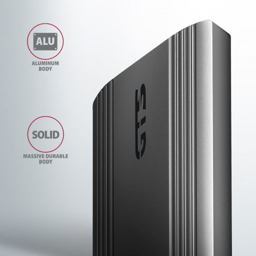 Axagon EEM2-GTS2 tárolóegység burkolat Külső SSD ház Fekete M.2