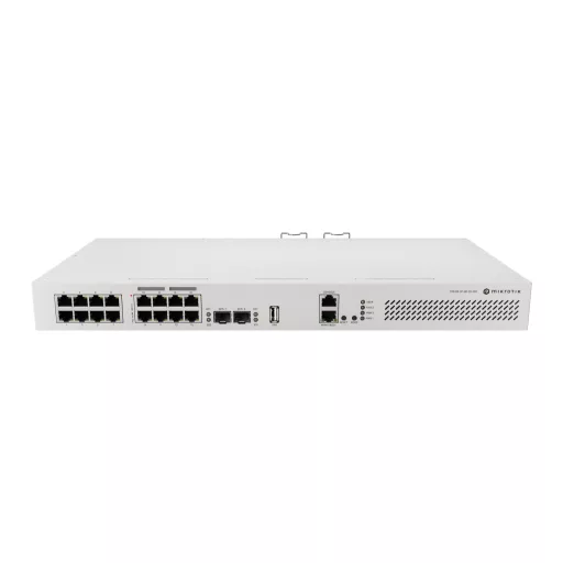 Mikrotik CRS418-8P-8G-2S+RM Cloud Router/Sw L2/L3 Gigabit Ethernet (10/100/1000) Ethernet-áramellátás (PoE) támogatása 1U