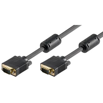 Goobay 50135 VGA kábel 2 M VGA (D-Sub) Fekete
