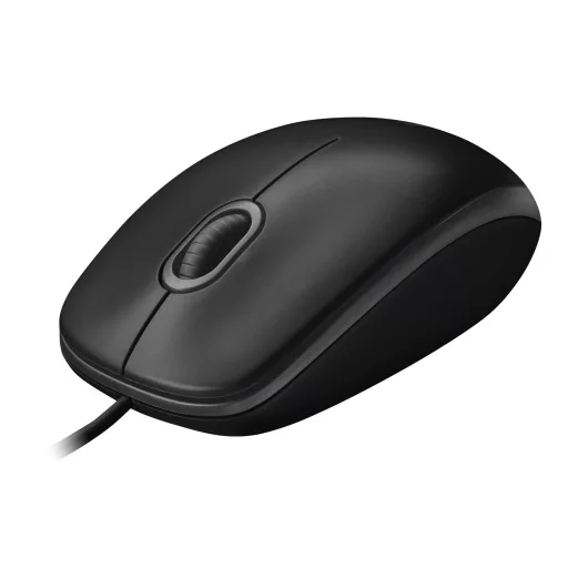 Logitech B100 egér Irodai Kétkezes USB A típus Optikai 800 DPI