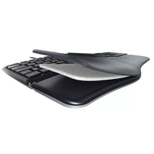 CHERRY KC 4500 ERGO billentyűzet Univerzális USB QWERTY Brit angol Fekete