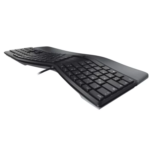 CHERRY KC 4500 ERGO billentyűzet Univerzális USB QWERTY Brit angol Fekete