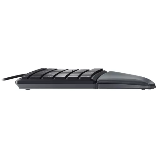 CHERRY KC 4500 ERGO billentyűzet Univerzális USB QWERTY Brit angol Fekete