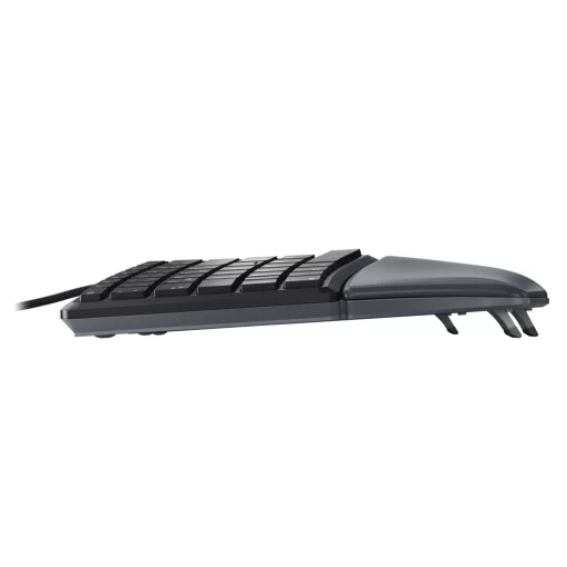 CHERRY KC 4500 ERGO billentyűzet Univerzális USB QWERTY Brit angol Fekete