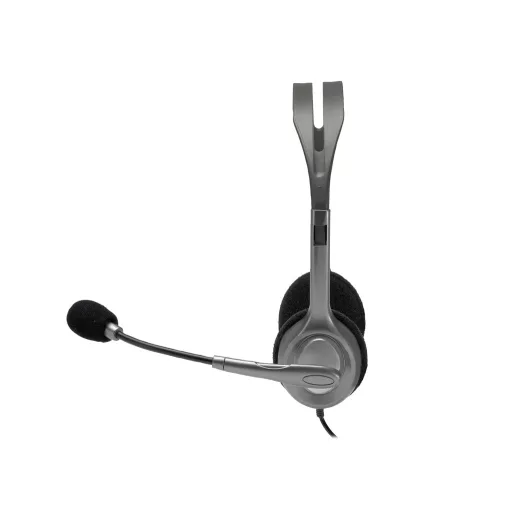 Logitech 981-000271 fejhallgató és headset Vezetékes Fejpánt Iroda/telefonos ügyfélközpont Szürke, Sötétszürke