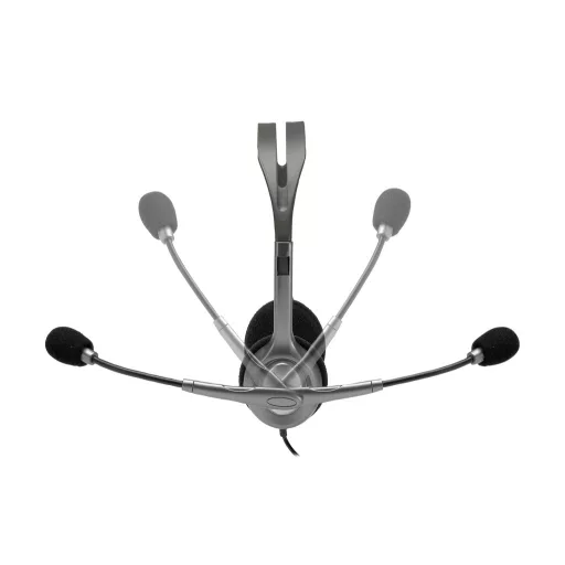 Logitech 981-000271 fejhallgató és headset Vezetékes Fejpánt Iroda/telefonos ügyfélközpont Szürke, Sötétszürke