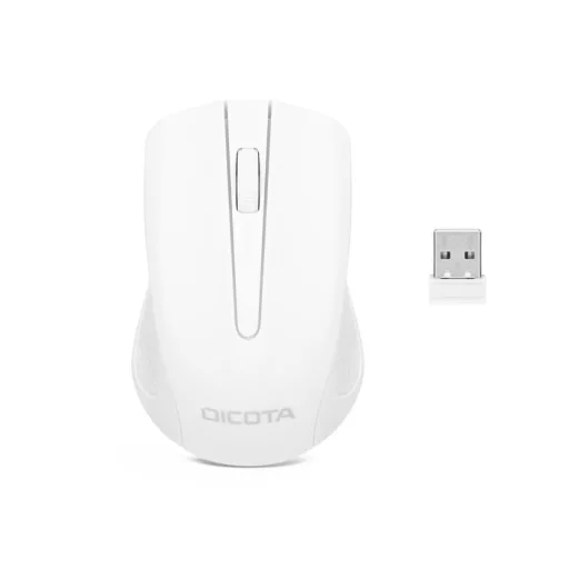 DICOTA D31659W egér Otthoni Kétkezes RF Wireless + USB Type-C Optikai 1000 DPI