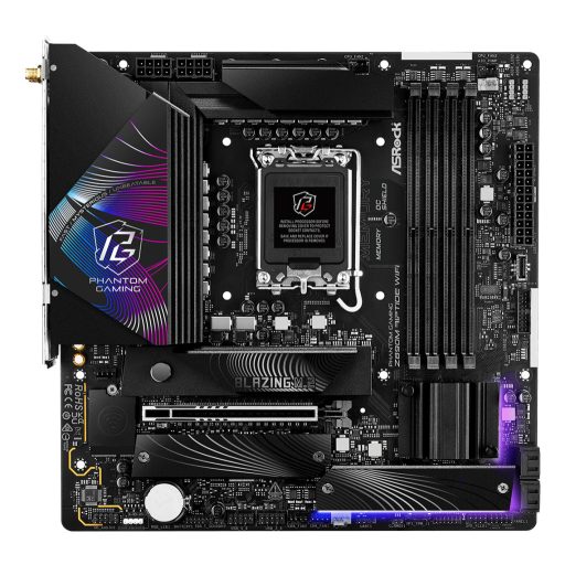 Asrock Phantom Gaming Z890M Riptide WiFi Intel Z890 LGA 1851 (Socket V1) Micro ATX