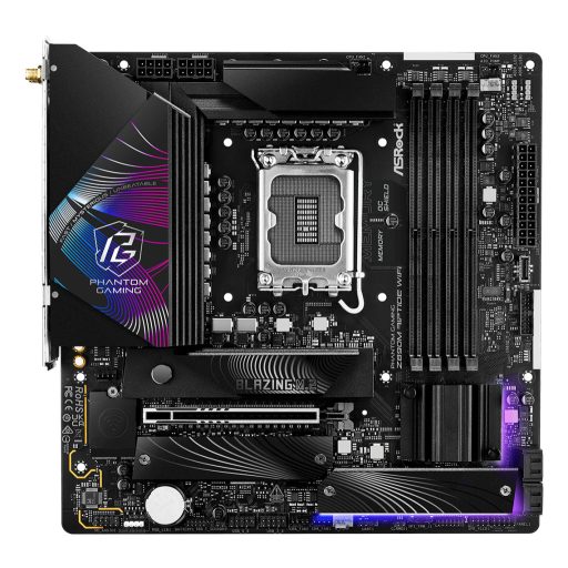 Asrock Phantom Gaming Z890M Riptide WiFi Intel Z890 LGA 1851 (Socket V1) Micro ATX