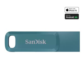   SanDisk Ultra Dual Drive Go USB flash meghajtó 512 GB USB C-típus 3.2 Gen 1 (3.1 Gen 1) Türkizkék
