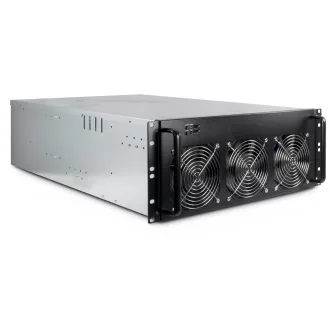 Inter-Tech 88887236 Rack Fekete, Szürke