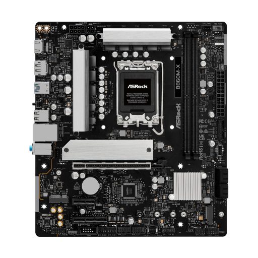 Asrock B860M-X Intel B860 LGA 1851 (Socket V1) Micro ATX