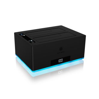 ICY BOX IB-127CL-U3 USB 3.2 Gen 1 (3.1 Gen 1) Type-B Fekete